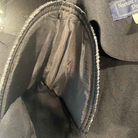 Vintage Norton McNaughton short sleeve blazer jacket top shoulder pads size 4 P - Picture 10 of 13